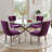 Keyari 4 - Person Pedestal Dining Set-1221459769-1221459774-1221459746