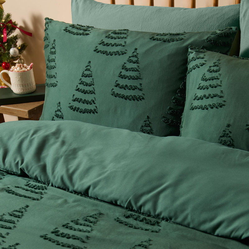 Trees Tufted Soft Touch Duvet Cover set