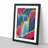Colourful Waterfall - Single Picture Frame Print-1832507438-1832507439