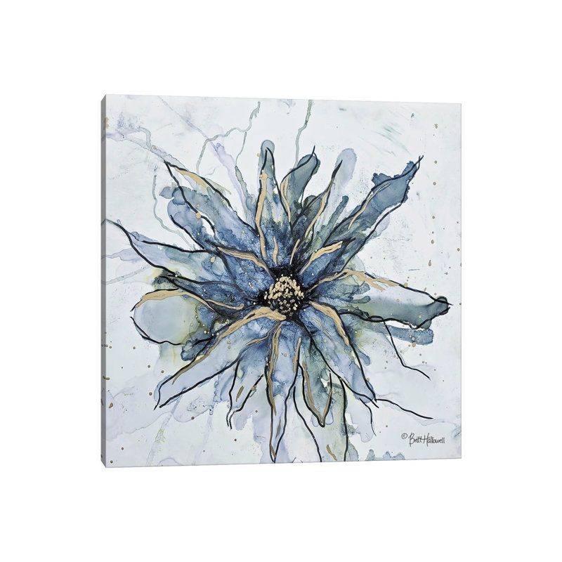 Blooming 1 by Britt Hallowell - Painting on Canvas, 45.72 cm H x 45.72 cm W x 1.91 cm D, Wrapped Canvas