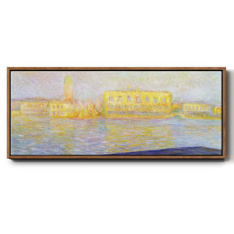 Monet - Toile encadrée 525MONETWC, Noyer, H 12 po x l 30 po