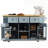 Large Kitchen Island With Drop Leaf, Power Outlet, And Ample Storage On Wheels For Enhanced Mobility And Organization-1337409586