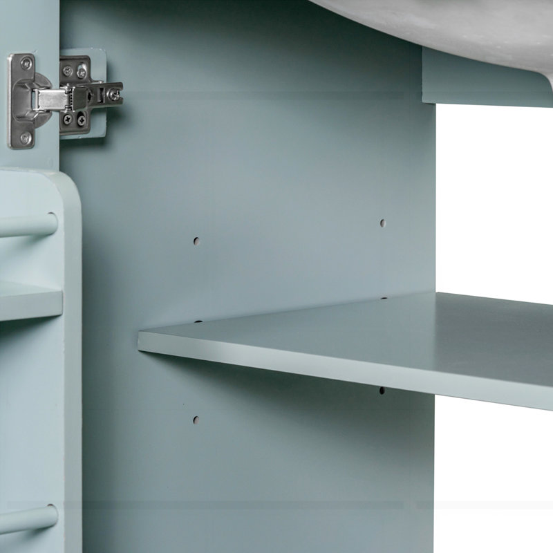 30" Bathroom Vanity without Sink, Green
