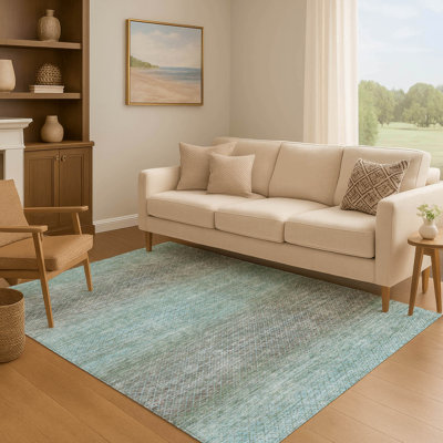 Premium Machine Washable Ariel Geometric Rug