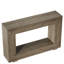 Console 47 po avec rangement - Table d'entrée étroite rustique avec tablette ouverte