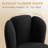 Modern Teddy Velvet Upholstered Swivel Task Chair-1368650431