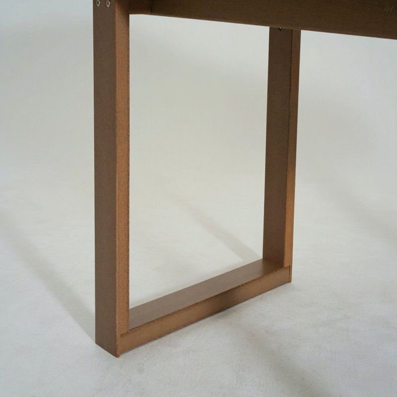 Ensemble de salle à manger d'extérieur 5 pièces en PEHD - Table de patio résistante aux intempéries avec trou pour parasol et 4 chaises pour la cour ou la piscine