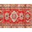 Lovall Wool Oriental Area Rug in Rust