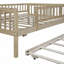Lit de jour en bois avec couchette et garde-corps-1601994153-1601994157