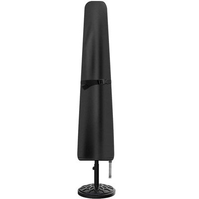 Housse noire pour parasol de patio