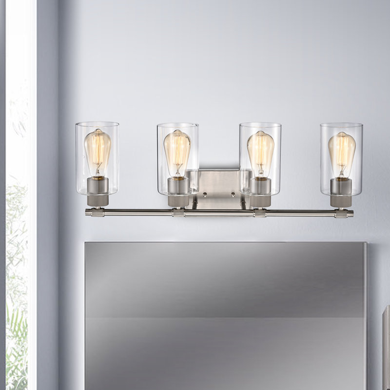 4 - Light Vanity Light, Brushed Nickel