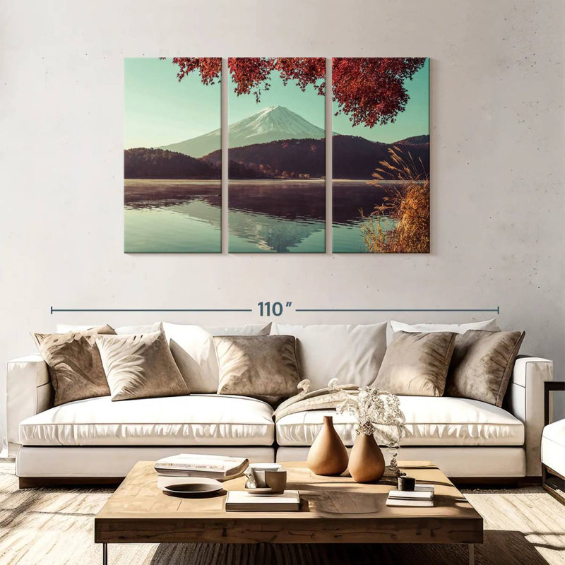 Alvord, mont Fuji en automne, H 48 po x l 74 po