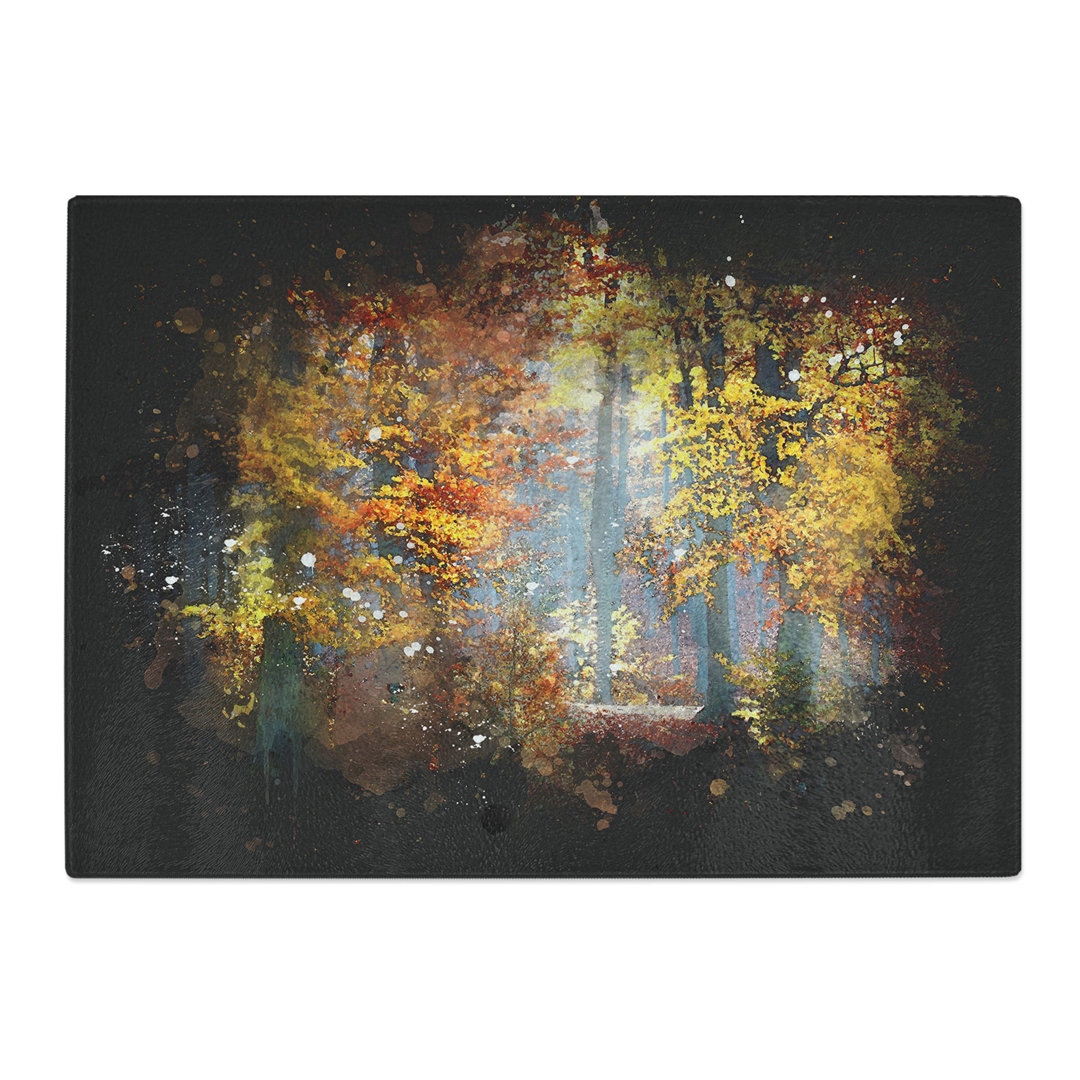 Autumn Forest Vol.3 Paint Splash Chopping Board