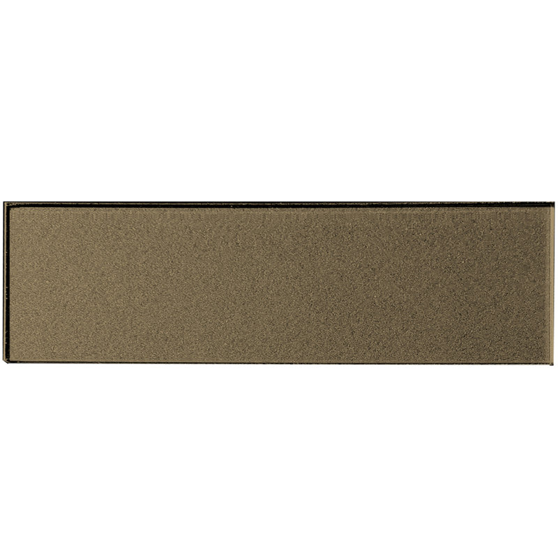 Carrelage mural décoratif pour cuisine et salle de bain grand format à bord droit en verre de qualité diamant 4 po x 16 po Forever
