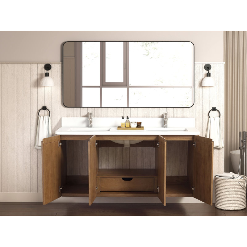 Meuble-lavabo à fixation murale 60 po
