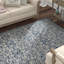 Tapis bleu / gris / ivoire Jodell-16874165
