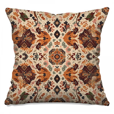 Coussins floraux à motif floral