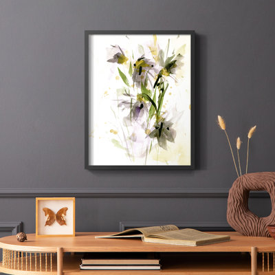 «After Rain IV», reproduction encadrée - bois massif