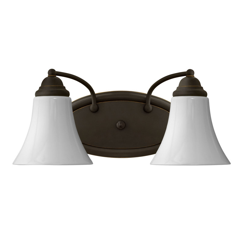 2 - Light Madison Bronze Vanity Light