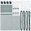 100 cm H x 3.2 cm W Fencing Kits Fencing