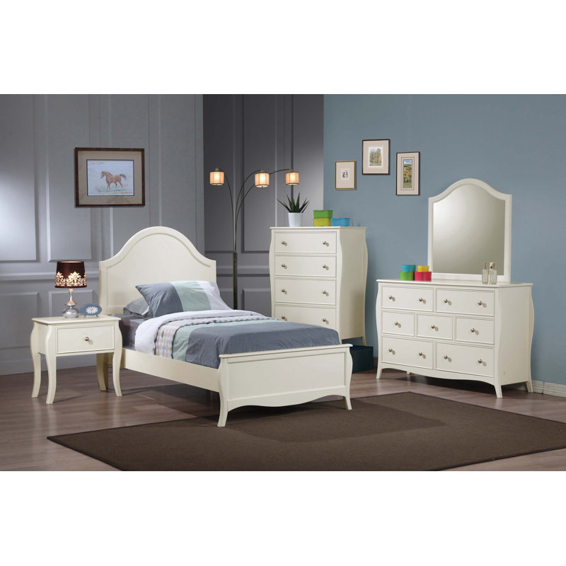 Ensemble de chambre à coucher 2 pièces avec commode Stackhouse, Simple