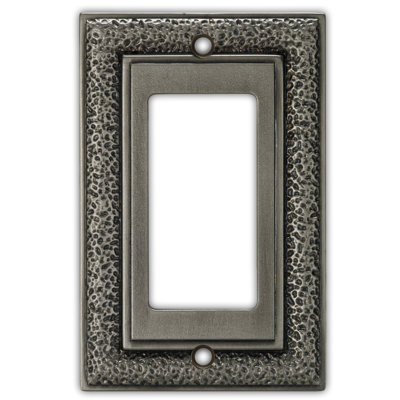 Hammered 1-Gang Rocker Wall Plate