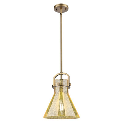 Luminaire suspendu avec tige 1 lumière Abisaid