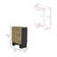 Table pliante Gateleg compacte et compacte