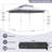 Easy Set-Up Canopy Tent, Instant Outdoor Straight Leg Canopy W/Auto Extending Eaves, One Person Folding Commercial Shelter W/Upgraded Wheeled Bag, Sun Shade-108805406-109234251