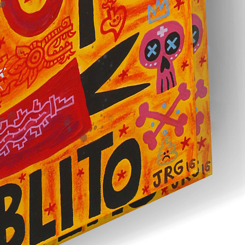 «Loteria» par Jorge R. Gutierrez,, H 16 po x l 12 po x P 0,13 po