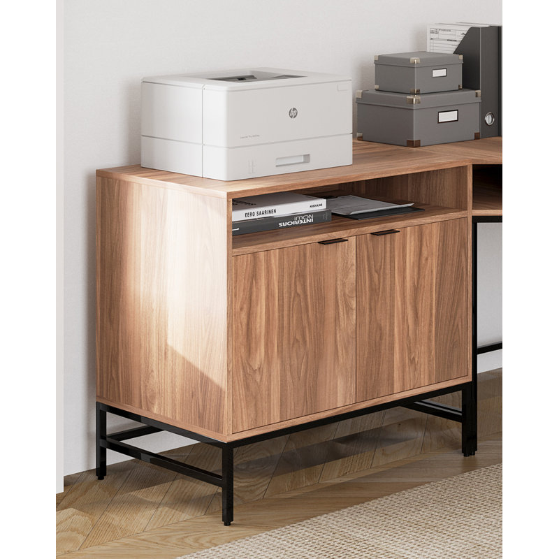 Printer Cabinet with Shelf Storage