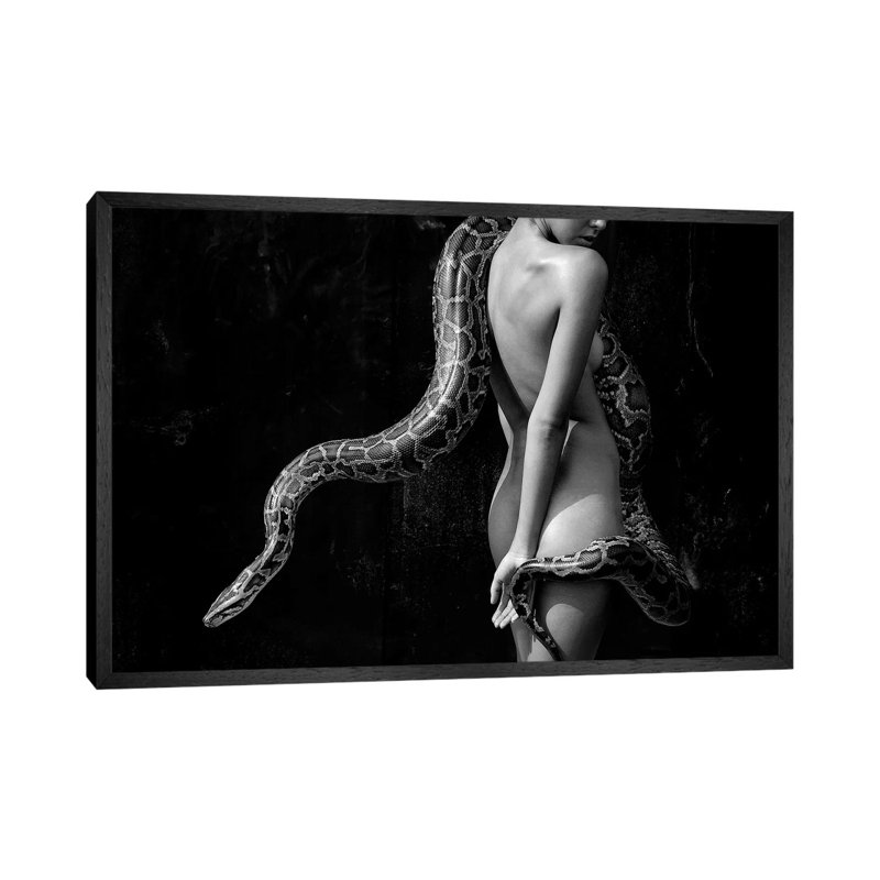 Eden by Gregory Prescott - Print on Canvas, 101.6 cm H x 66.04 cm W, Black Framed