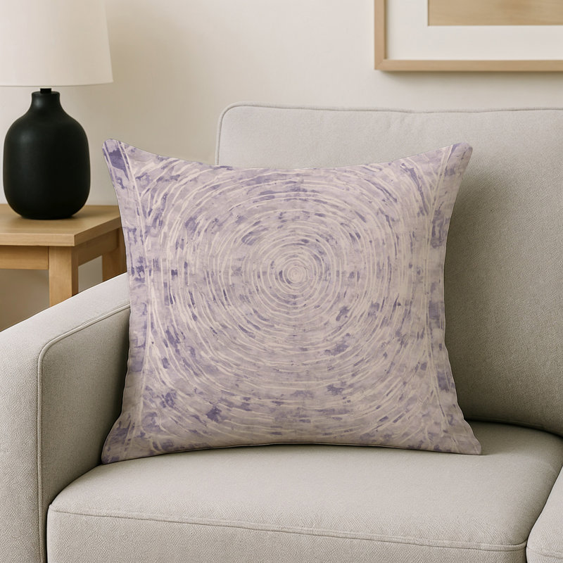 Coussin décoratif intérieur et extérieur Modern, Gris abstrait 44, Carré 16 po