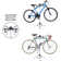 Billericay Steel Freestanding Adjustable Bike Rack
