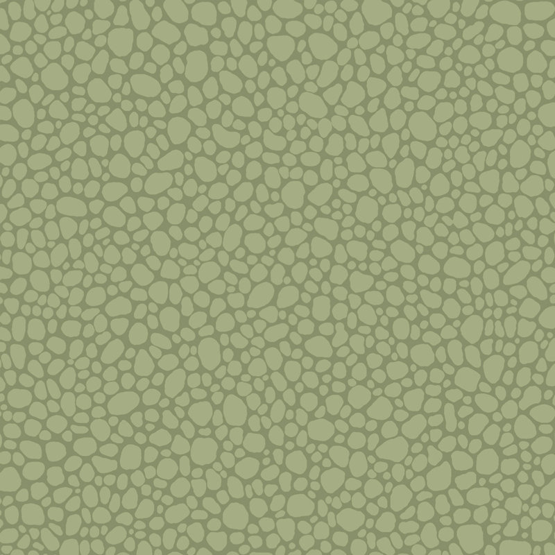 Landscape Plains Pebble Stone Wallpaper Roll, Dark Olive