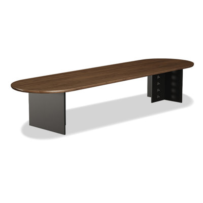 Modern Pine Wood Oval Conference Table