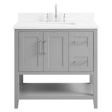Sheraton 36" Freestanding Standard Single Bathroom Vanity with Top
