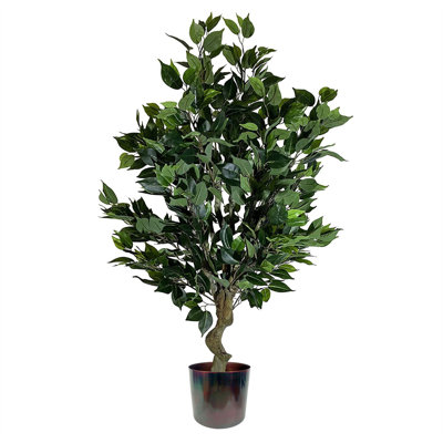 100cm Faux Tree in Metal Planter