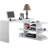 Madruga Contemporary Reversible L-Shaped Desk w/ 180 Degree Rotation