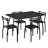 Mulvey 4 - Person Four Leg Dining Set