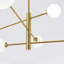 Sartain 4 - Light Gold Sputnik Pendant