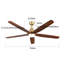 132cm Ceiling Fan with LED Lights-1663915624