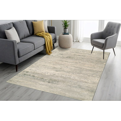 Tapis gris / blanc Maurin