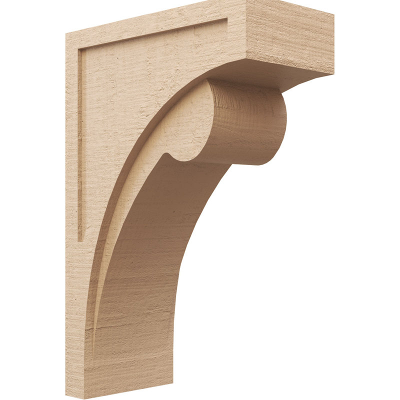Bois de cèdre brut Viola TimberThane Corbel, apprêté brun clair, H 33 po x l 11 po x P 22 po