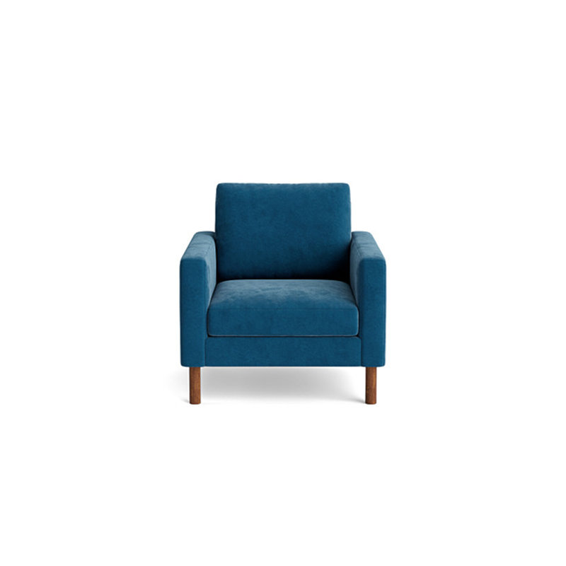 Laguna Chair, Performance Velvet - Denim