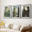Paysage rétro CXCVII - impression encadrée sur mesure de qualité supérieure - 3 pièces-779631000-779630981