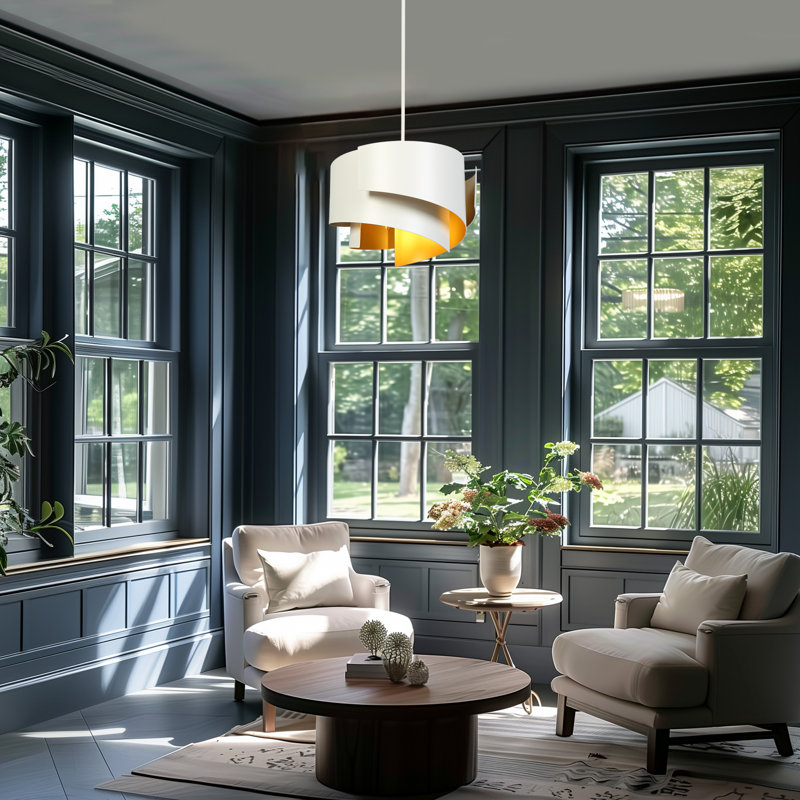 Hylia 3-Light Dimmable Drum Chandelier