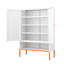 Armoire de rangement pour chaussures à deux portes Grid