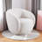 Swivel Accent Chair, Boucle Fabric Upholstered Barrel Chair, Single Sofa Single Armchair for Living Room-263754390-19214552