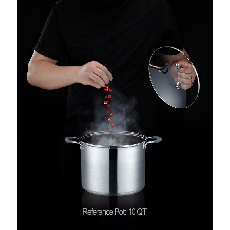 Pot de cuisine avec couvercle concord, 7 pintes